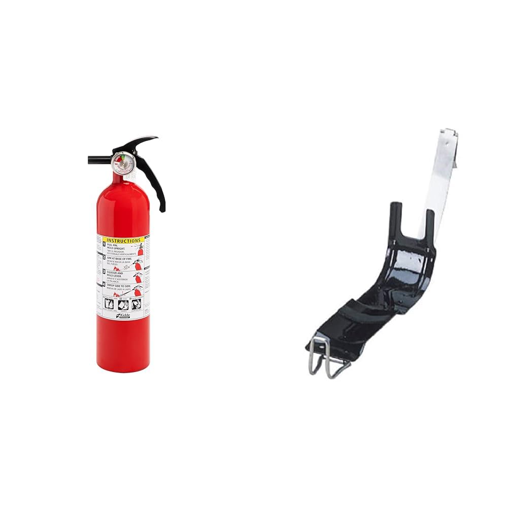 Red Dry Chemical Fire Extinguisher with Mounting Bracket W5910
