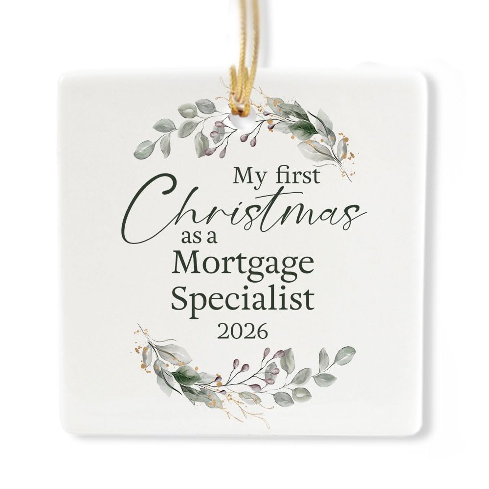 Ceramic 3-inch Square Ornament M35260