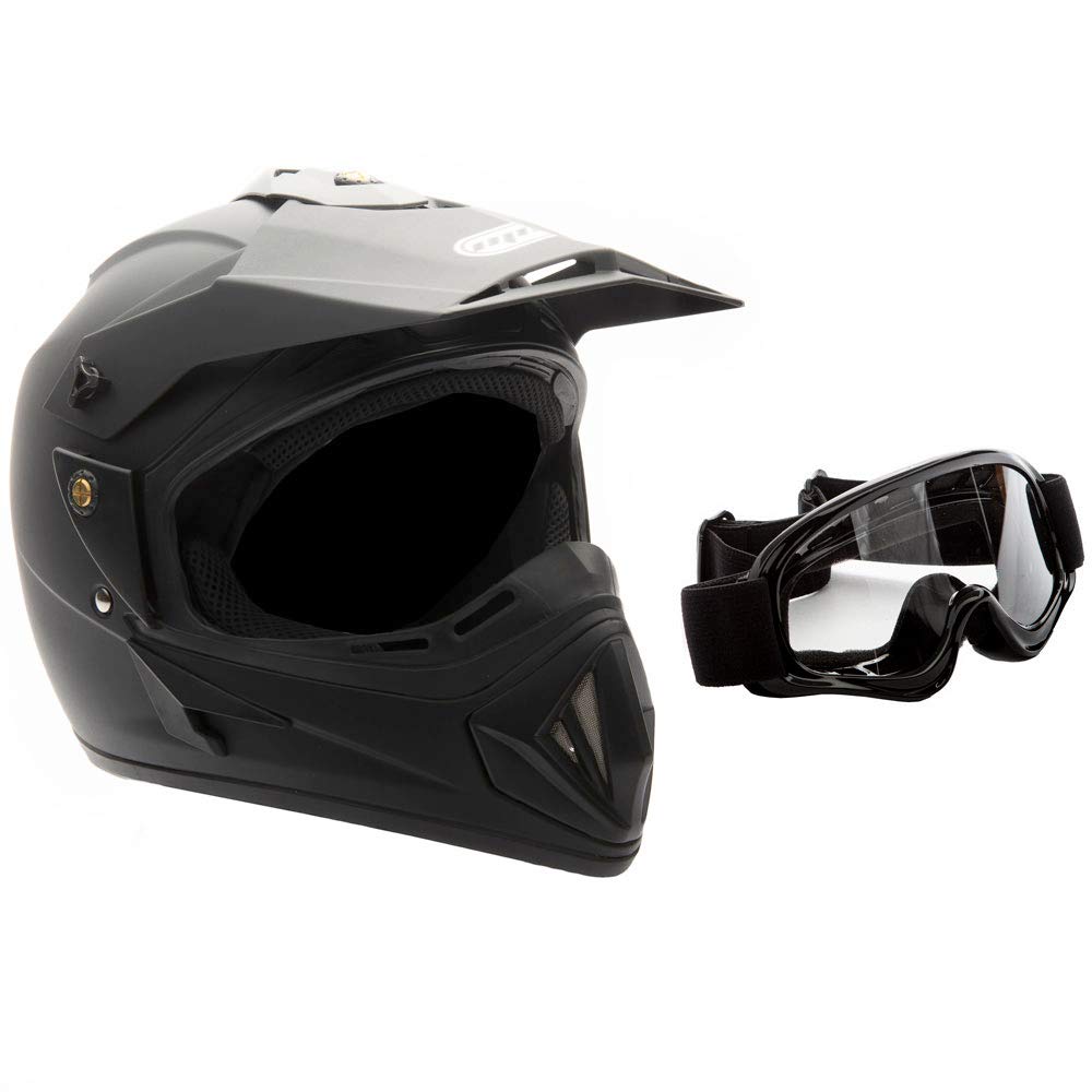 Motorcycle Off Road Helmet with Goggles J960