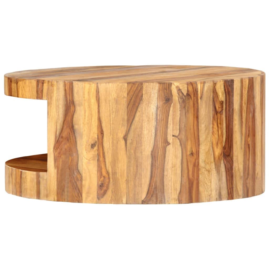 Round Coffee Table Solid Sheesham Wood R39948