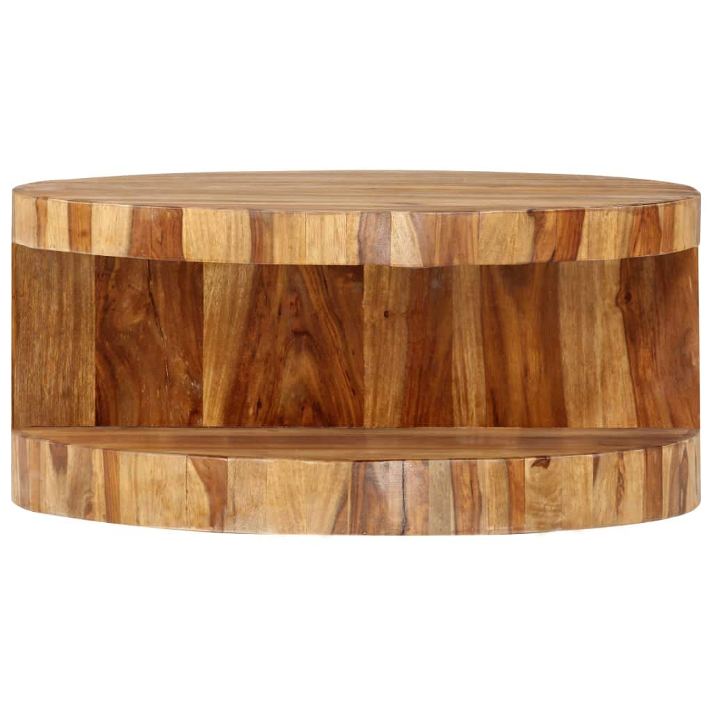 Round Coffee Table Solid Sheesham Wood R39948