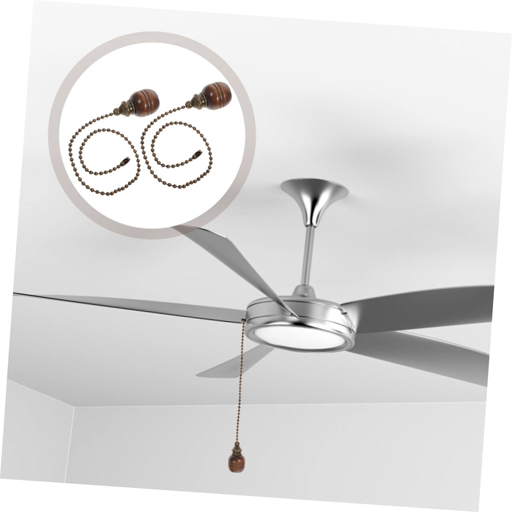 Wooden Ceiling Fan Pull Chain Set of 2 X56987