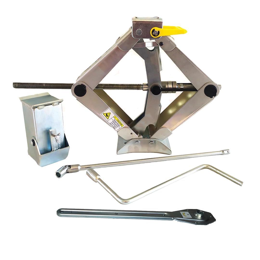 Heavy Duty Scissor Jack 2 Ton Capacity 12" Usable Lift H8082