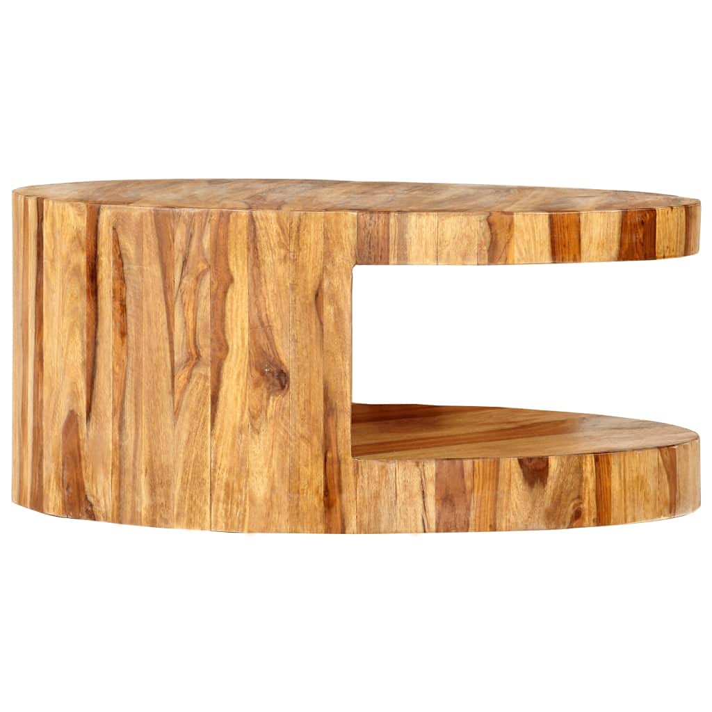 Round Coffee Table Solid Sheesham Wood R39948