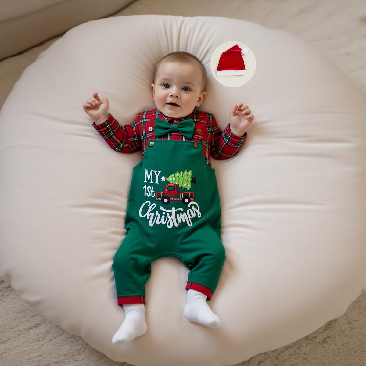 Striped Romper Overalls Pants Set Y79233