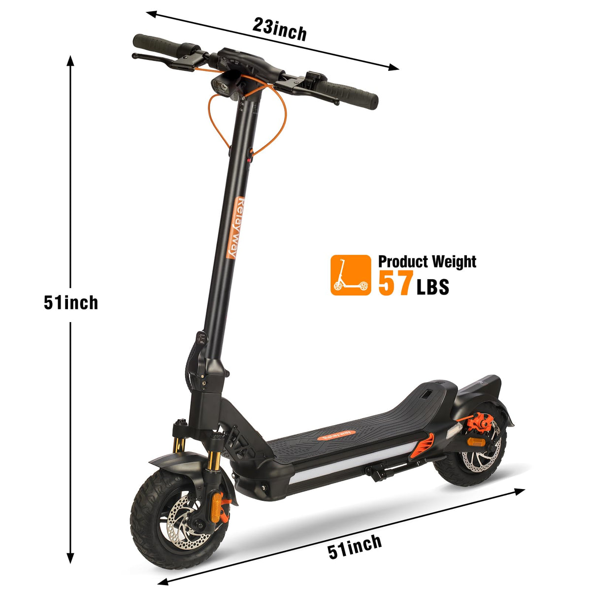 Offroad Electric Scooter 30 Mph 40-50 Miles Range R298