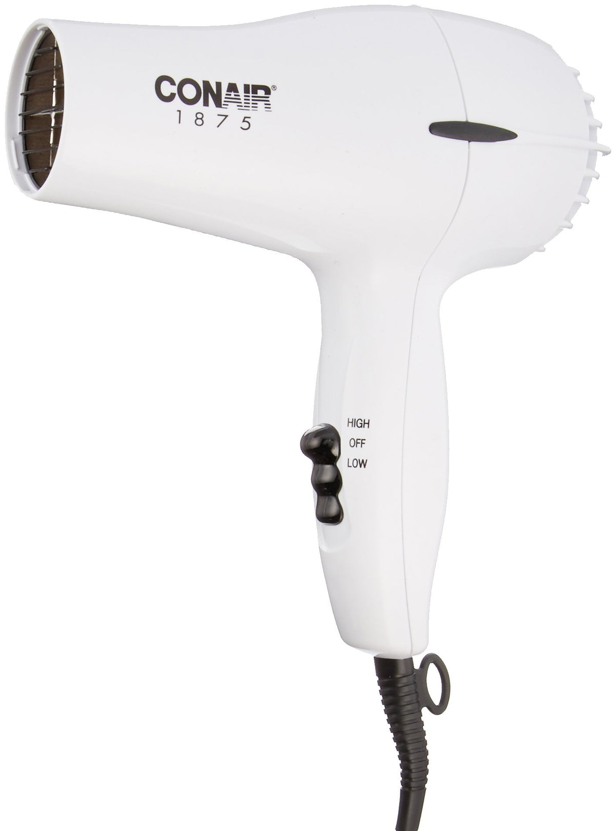 1875W Mid-Size White Hair Dryer K885