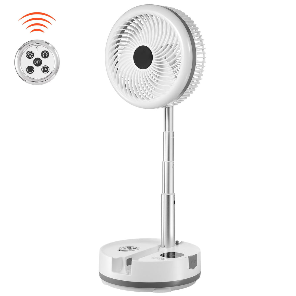 10 Inch Foldable Oscillating Fan, 9 Speeds 40000mAh Battery Portable Desk Fan Q3969