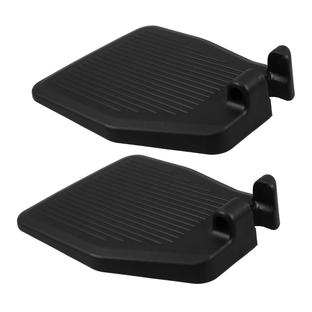 Black Wheelchair Foot Rest 1 Pair Replacement Footplates M27818