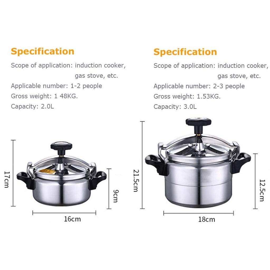 Aluminum Non-stick Pressure Cooker 2L N93078