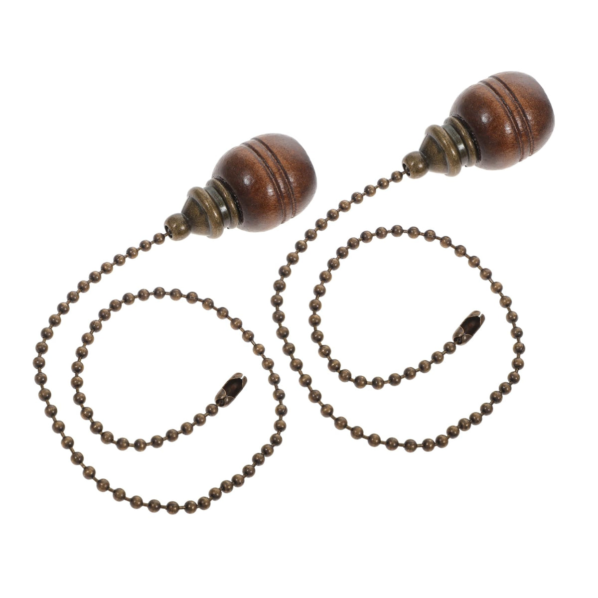 Wooden Ceiling Fan Pull Chain Set of 2 X56987
