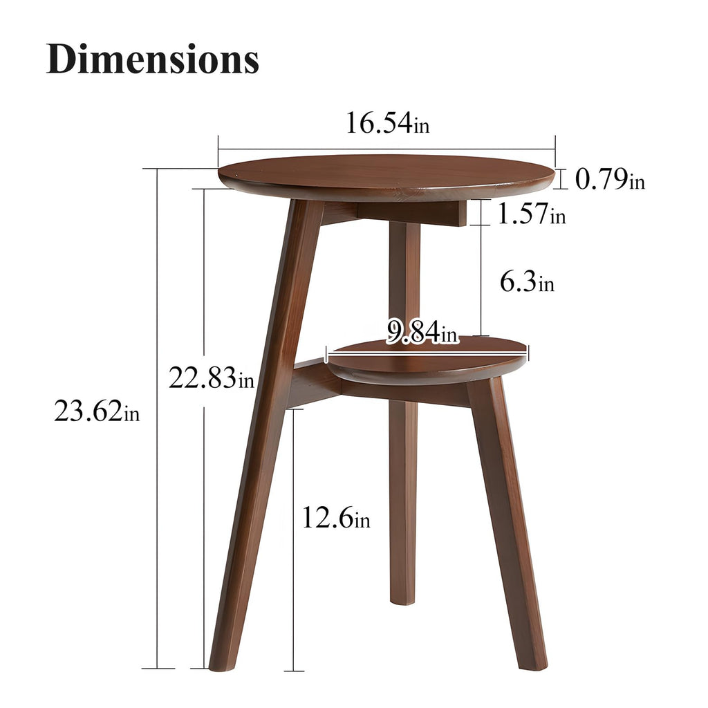 2-Tier Round Side Table Z3632