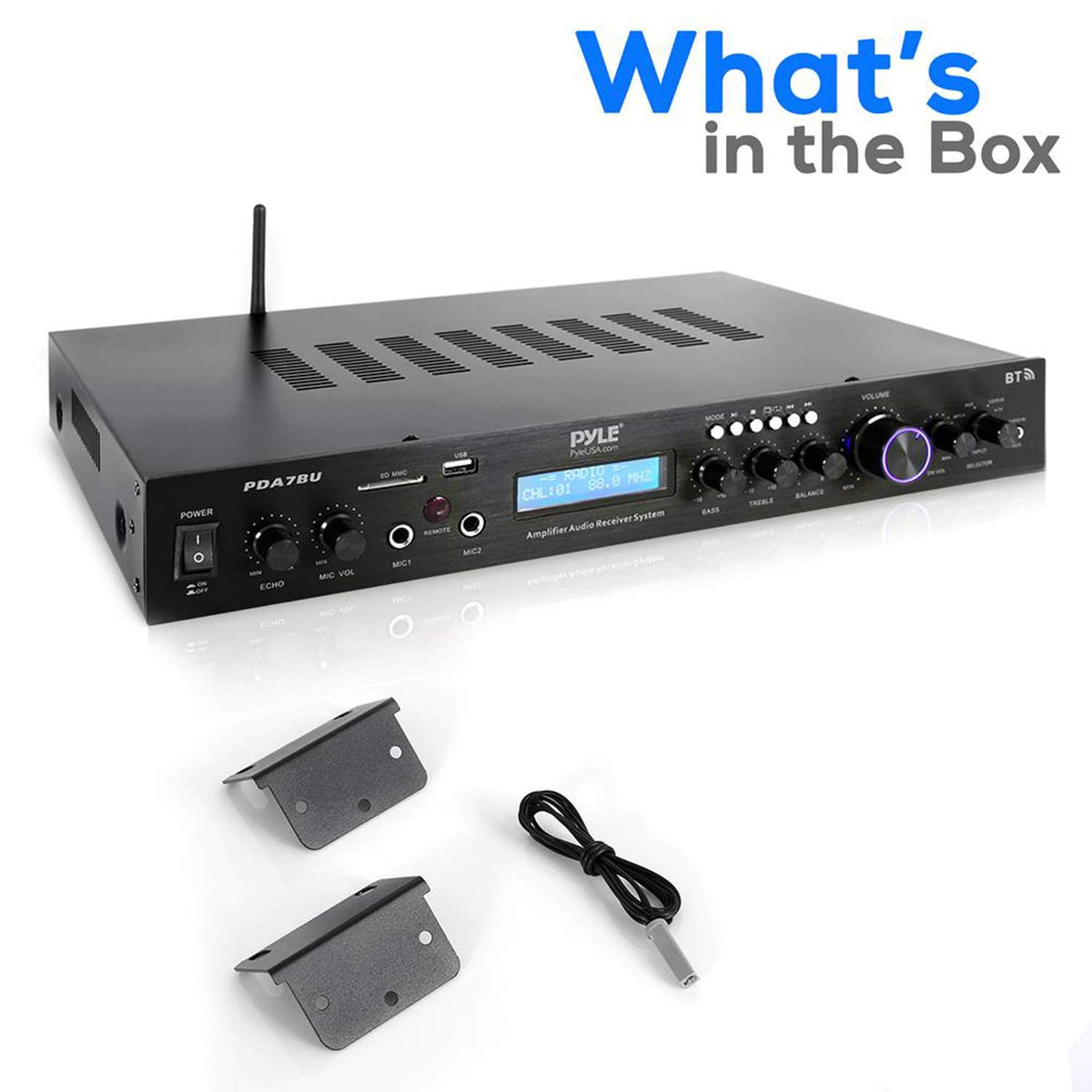 200 Watts 5 Channels Bluetooth Home Theater Amplifier R374