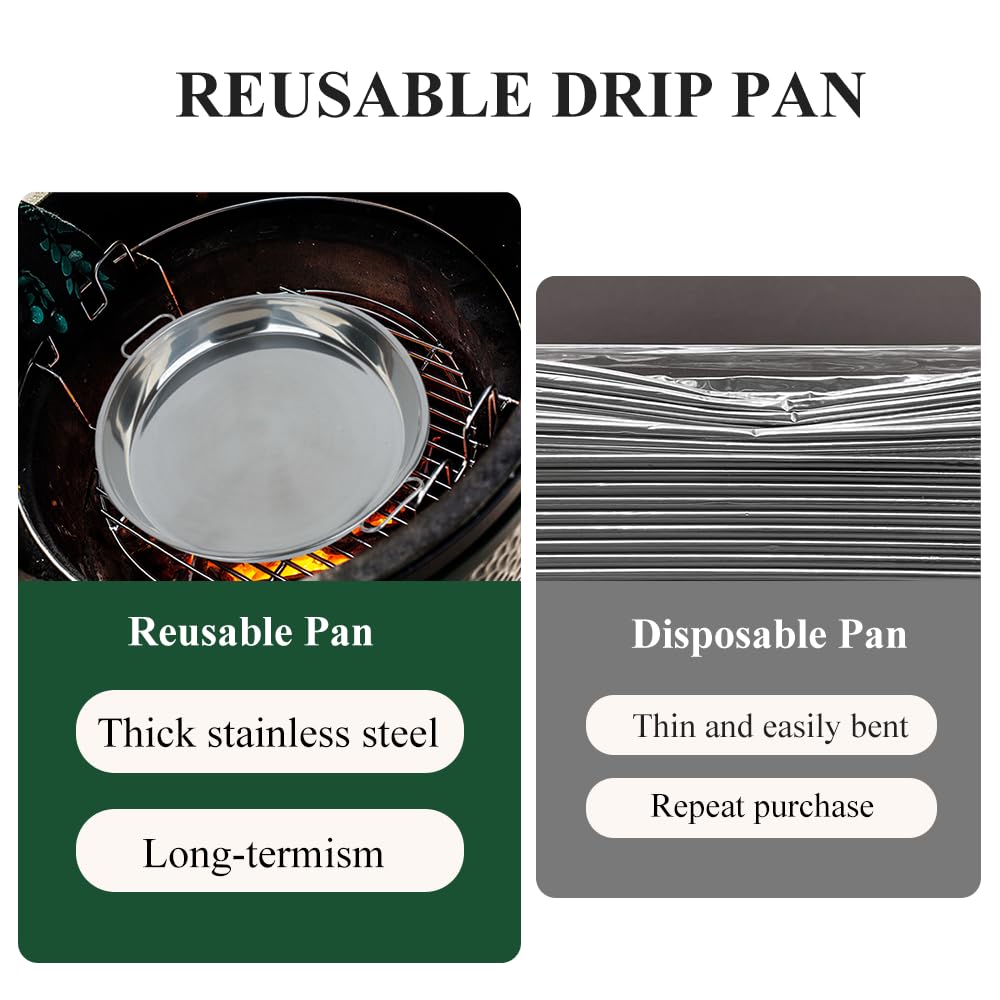 13.5" Stainless Steel Drip Pan & Roasting Tray A848
