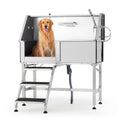 46 Inch Stainless Steel Dog Washing Station with Access Stairs B196