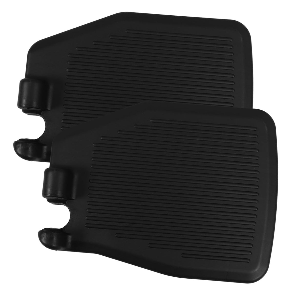 Black Wheelchair Foot Rest 1 Pair Replacement Footplates M27818
