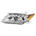 Headlight Assembly Compatible with Toyota Camry 2007 2008 2009 Chrome Housing Amber Corner Z41571
