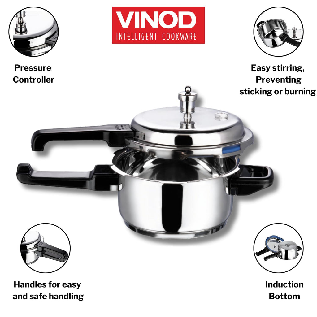 Stainless Steel 2-Liter Pressure Cooker X112169