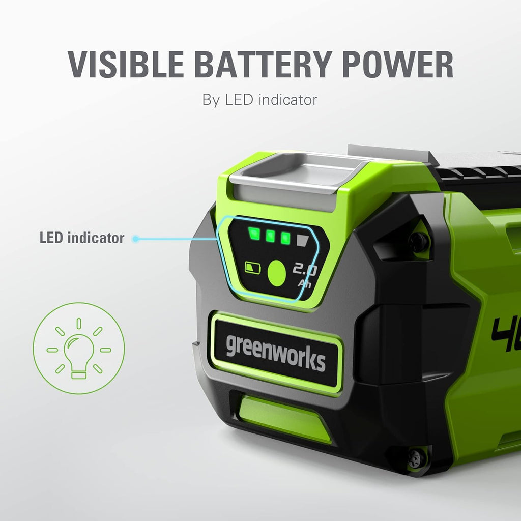 40V 2.0Ah Lithium-Ion Battery and Dual Port Rapid Charger Starter Kit N895246