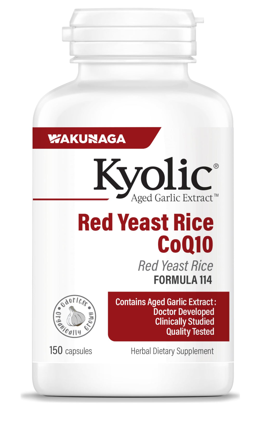 Aged Garlic Extract Red Yeast Rice CoQ10 150 Capsules F556372