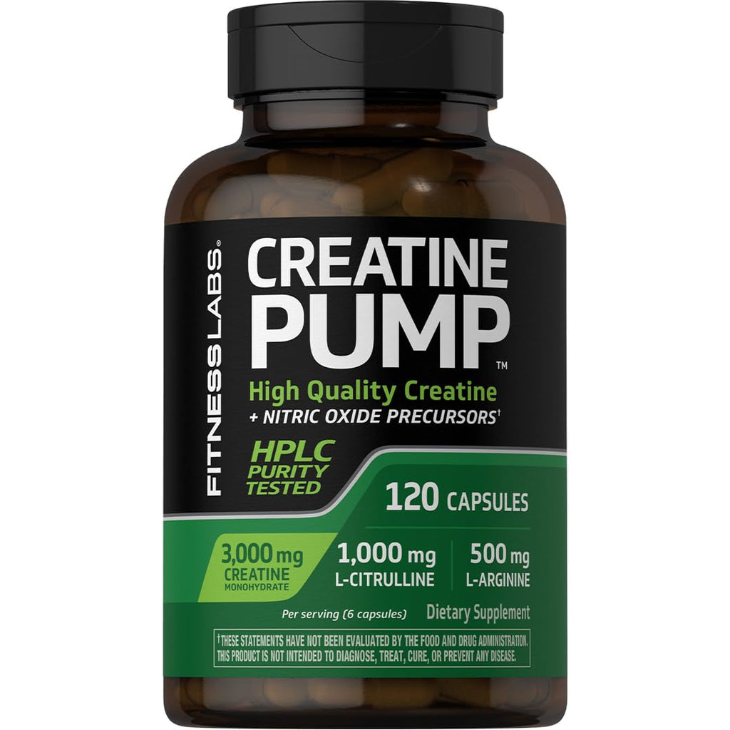 Creatine Monohydrate Capsules 3000mg 120 Count K546