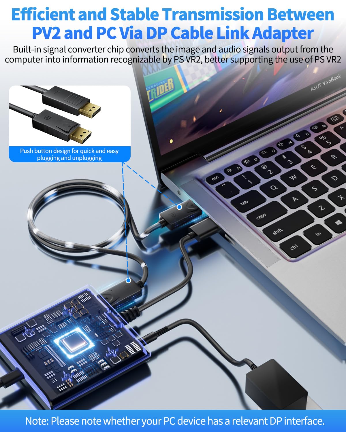 PC Adapter for VR2 Headset S33600