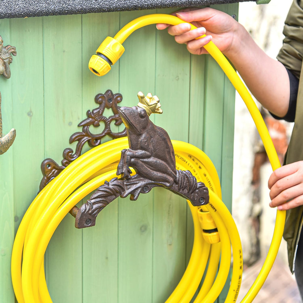 Cast Iron Wall Mounted Garden Hose Holder J188373
