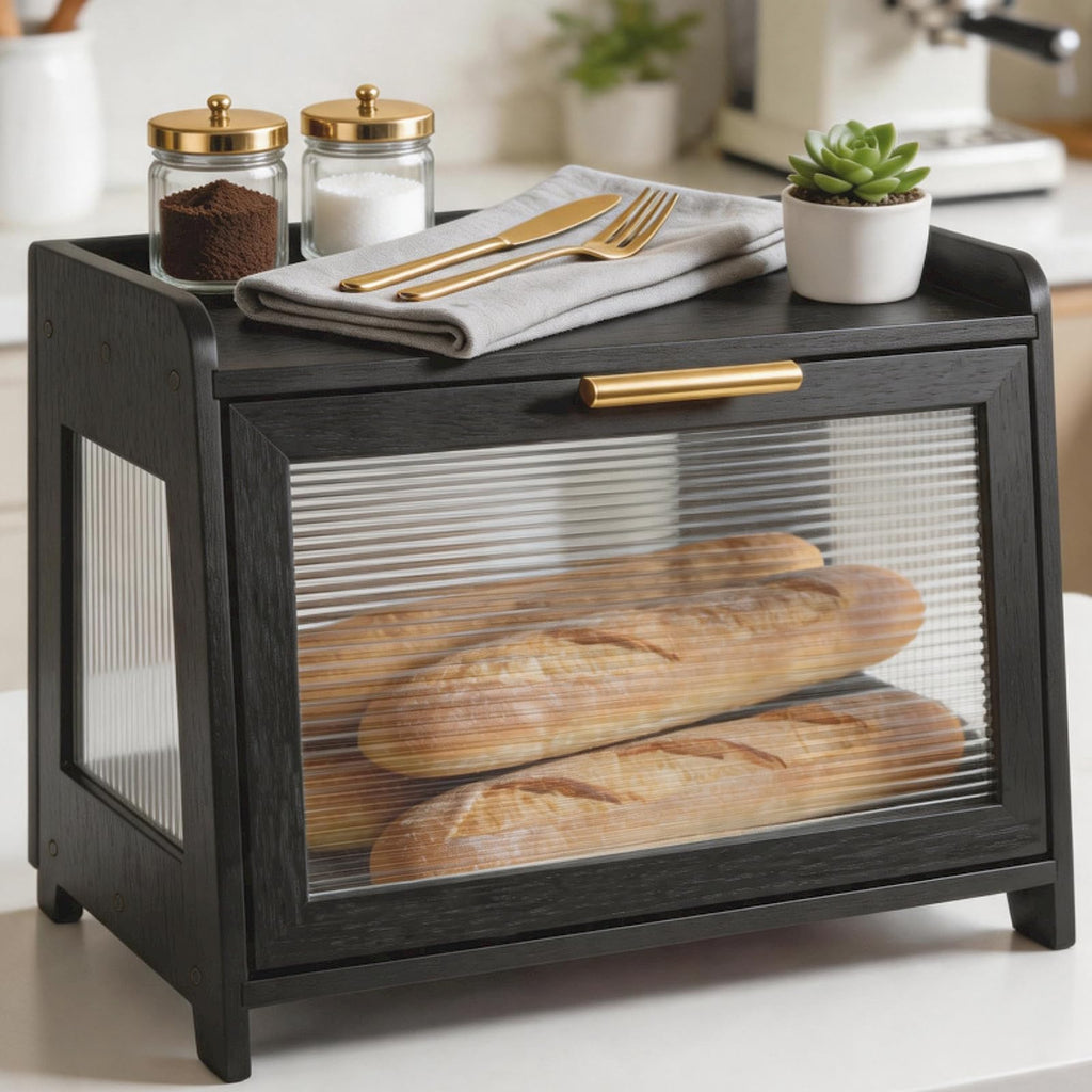 Wooden Bread Box T2547
