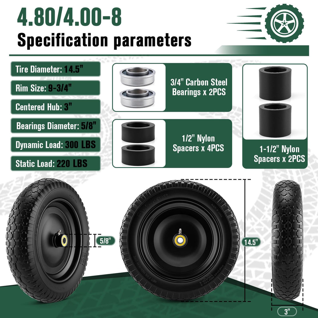 4.80/4.00-8 Wheelbarrow Tire T995