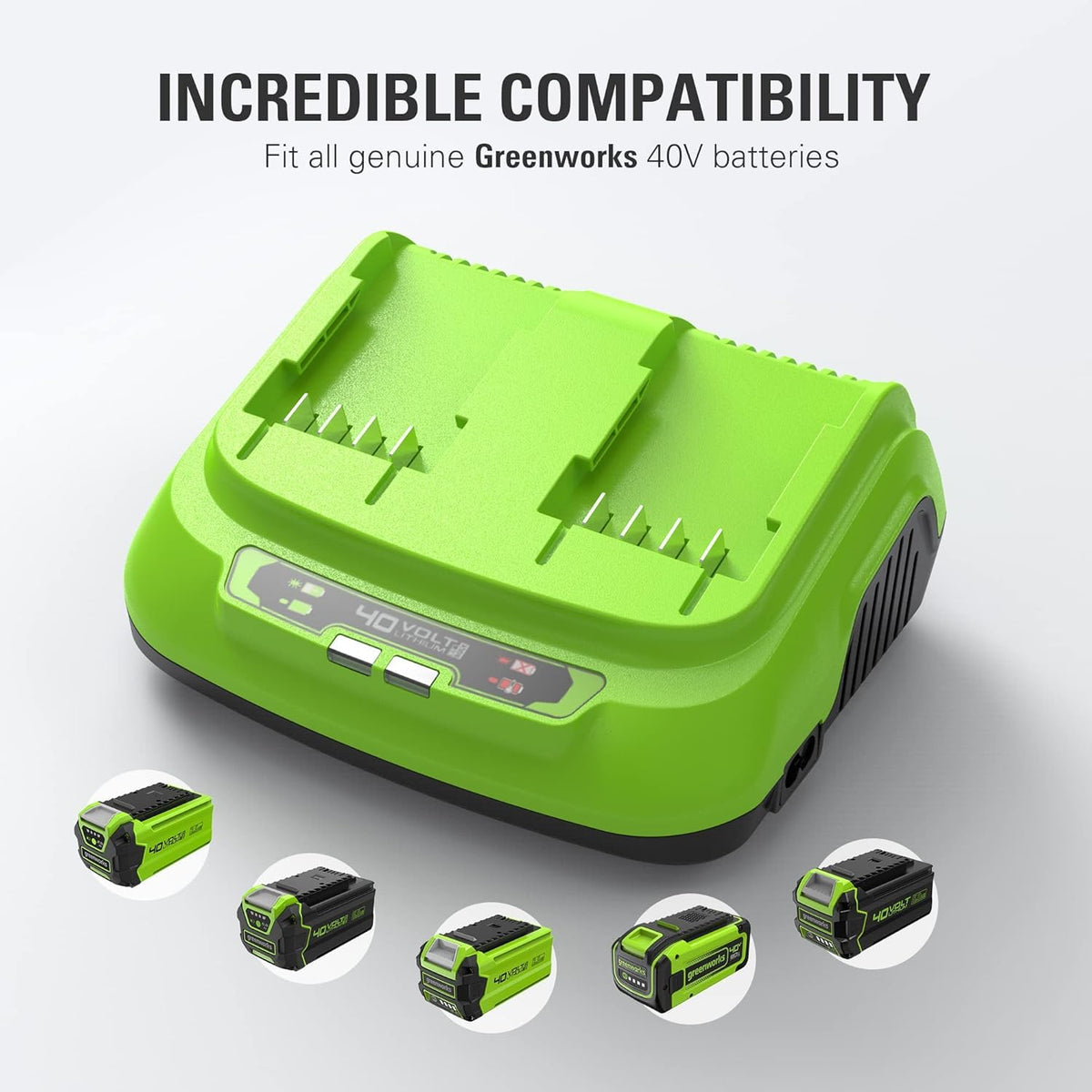 40V 2.0Ah Lithium-Ion Battery and Dual Port Rapid Charger Starter Kit N895246