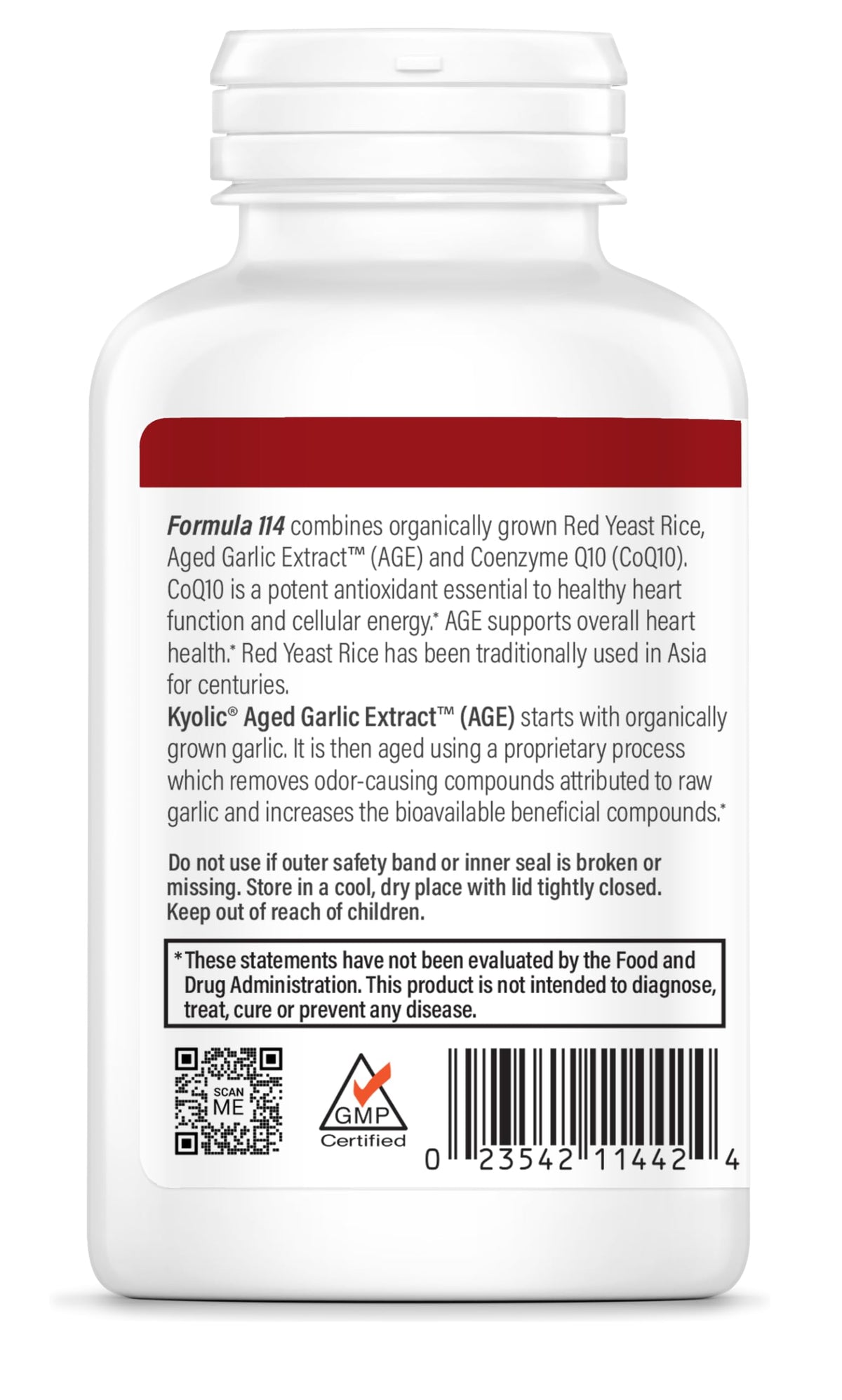 Aged Garlic Extract Red Yeast Rice CoQ10 150 Capsules F556372