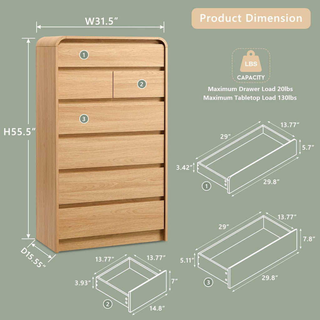 7 Drawer Dresser F149599