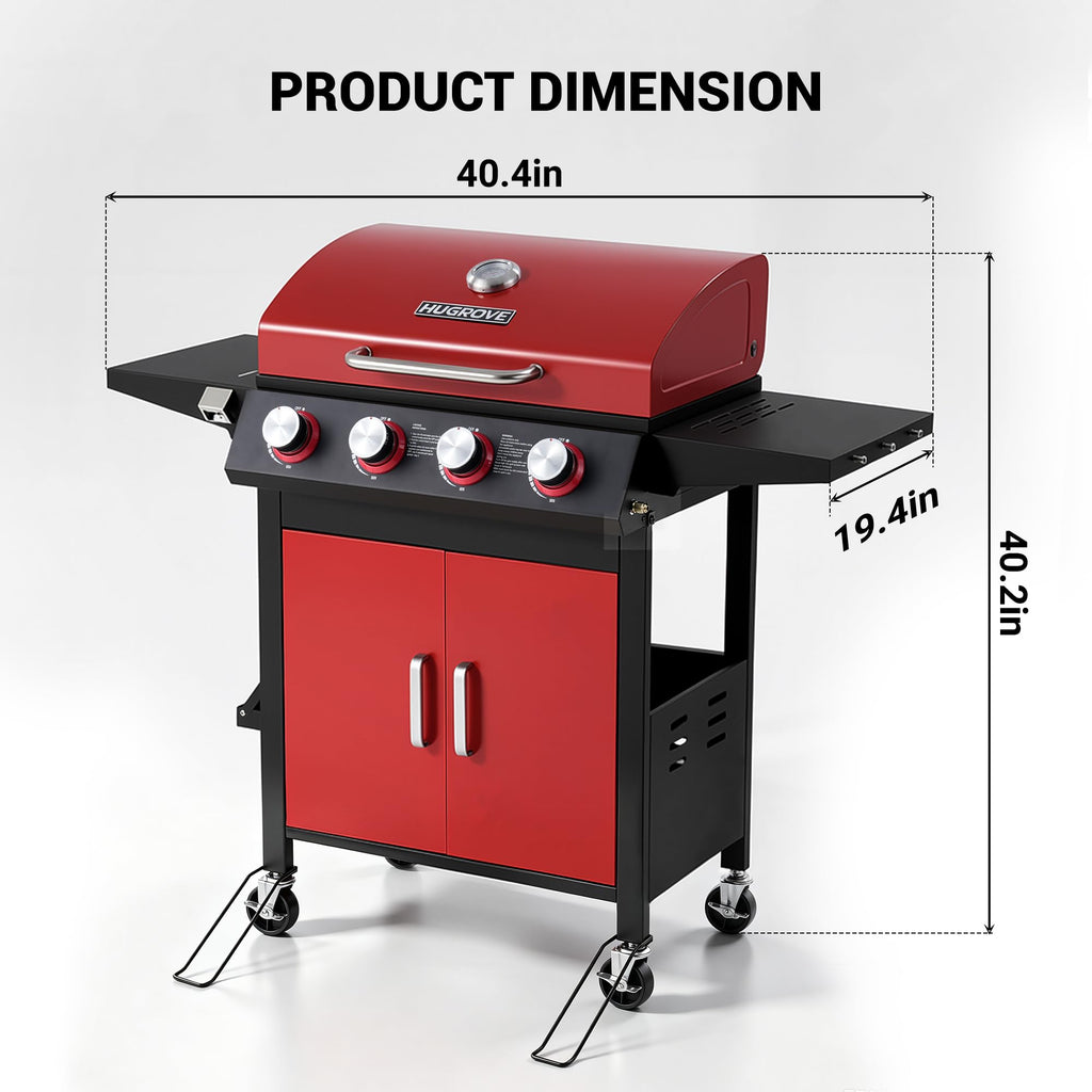 4-Burner Propane Gas Grill F7029