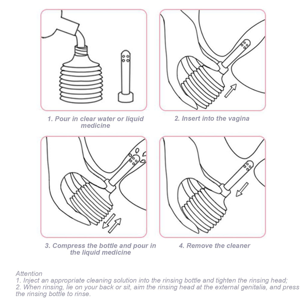 16Pcs 50ml/180ml Disposable Douche Bottles I40967