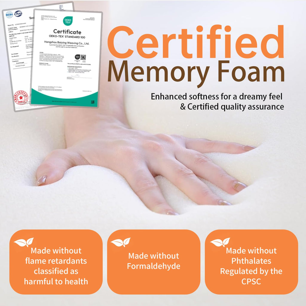 Pack N Play Mattress Trifold Memory Foam A1963