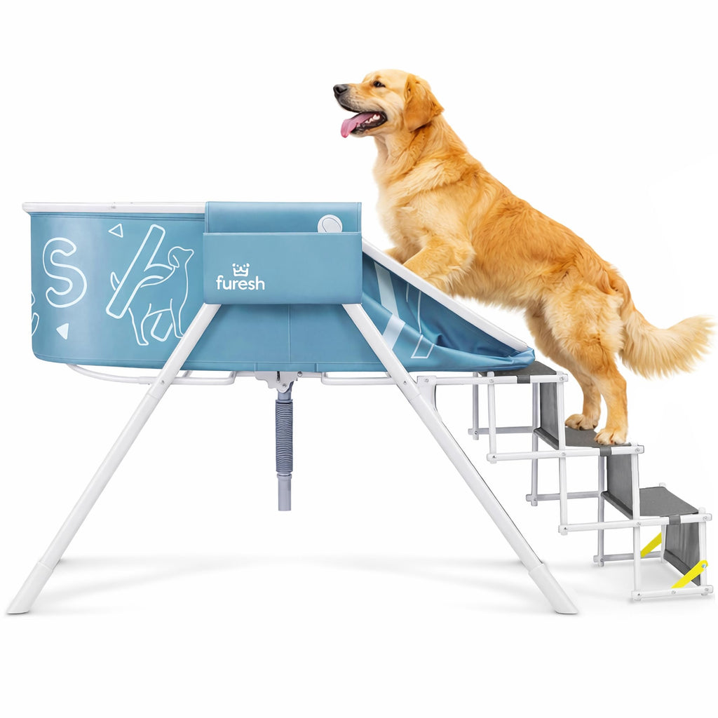 Foldable Dog Washing Station with Stairs V242