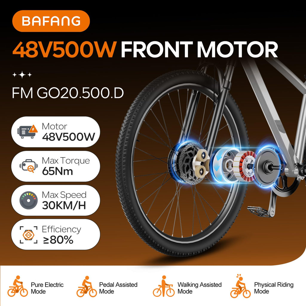 48V 500W Front Hub Motor Conversion Kit E3291