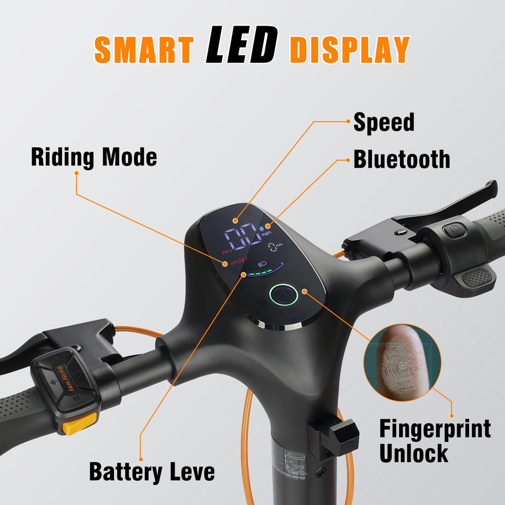 Offroad Electric Scooter 30 Mph 40-50 Miles Range R298