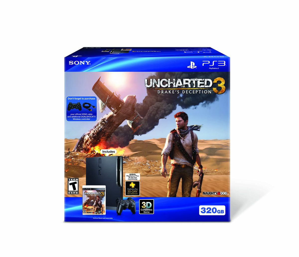 PS3 320GB Bundle E44638