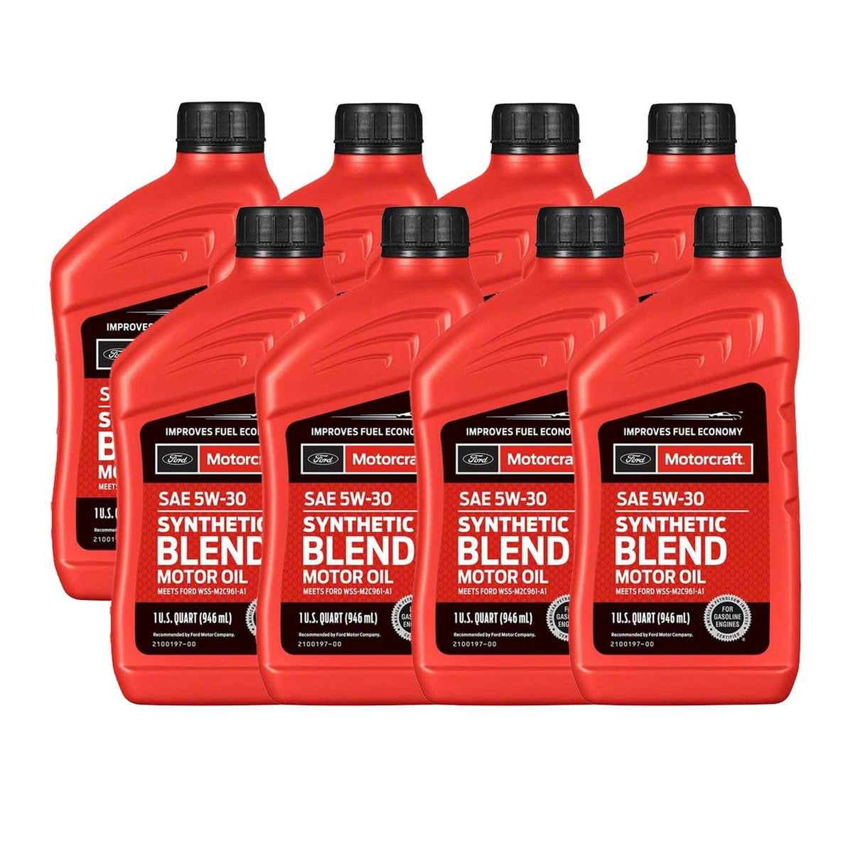 SAE 5W-30 8 Quarts Synthetic Blend Motor Oils R576022