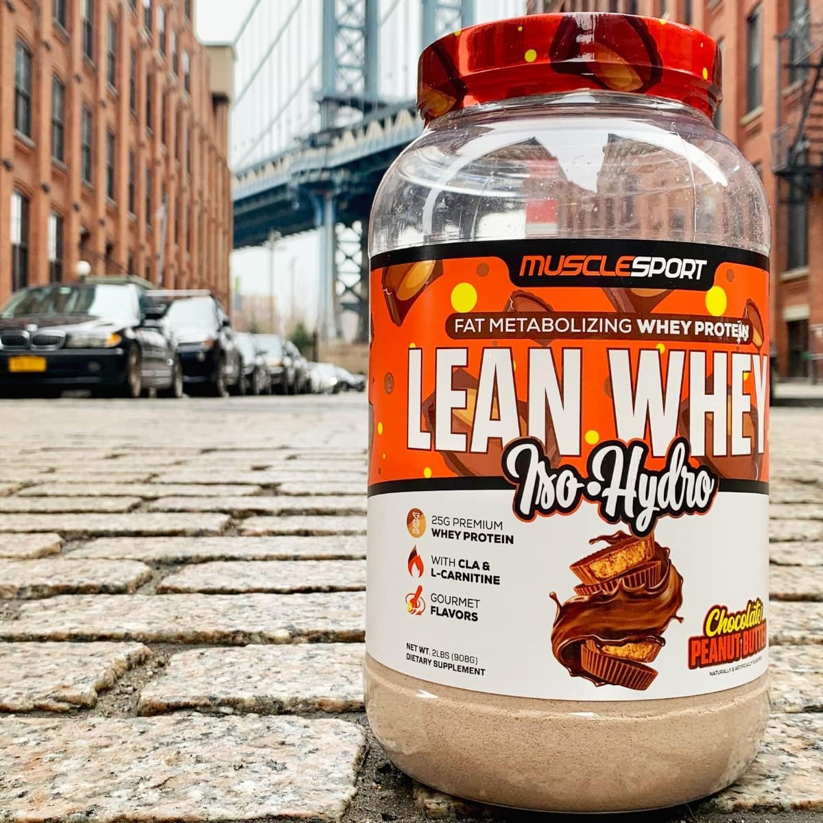 Whey Protein Isolate Powder 5lb Chocolate Peanut Butter D53457