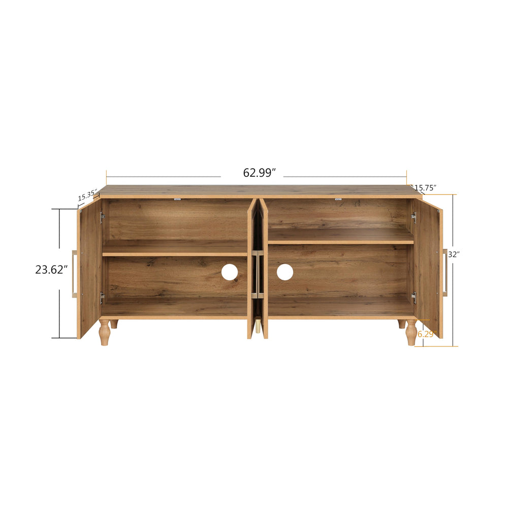 Wooden Accent Storage Cabinet C5135