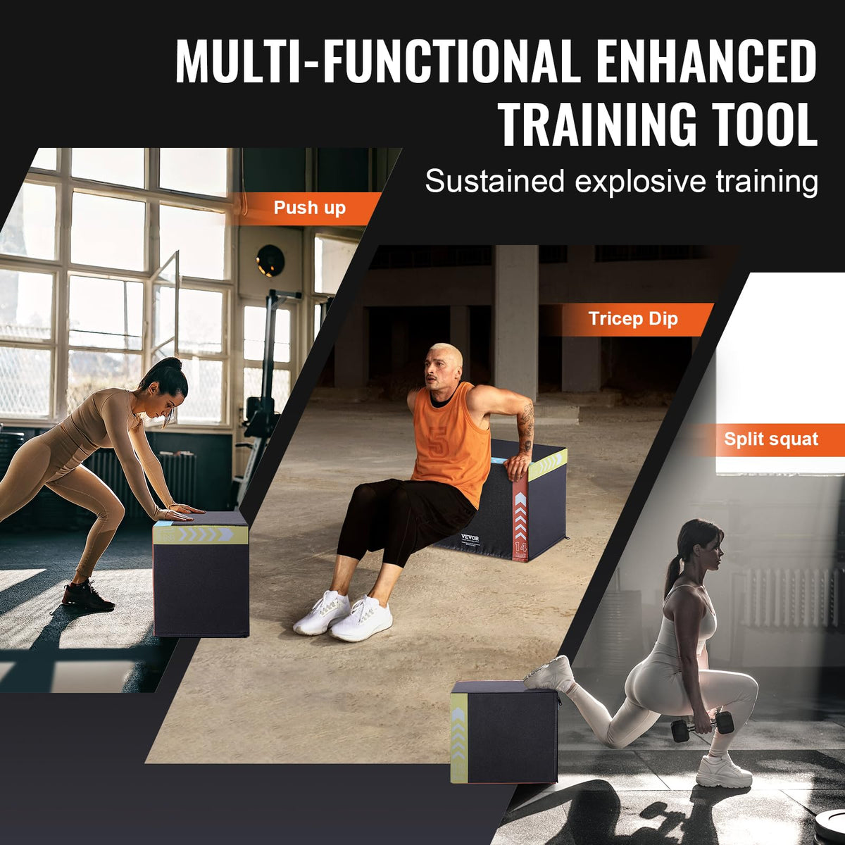 3 in 1 Plyometric Jump Box W303