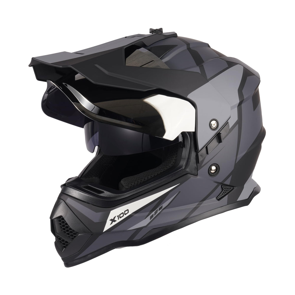 DOT Certified Dual Visor Motorcycle Helmet P4807