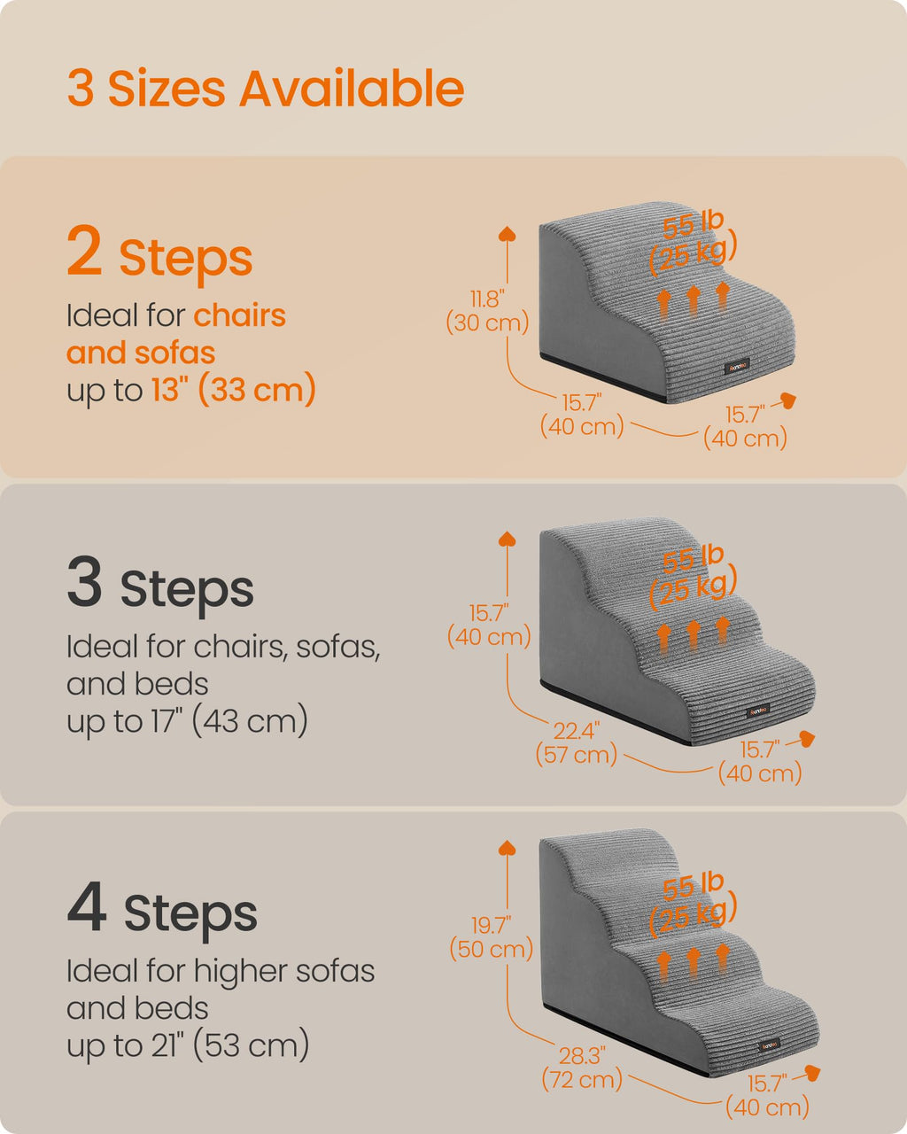 2-Step Dog Stairs G362