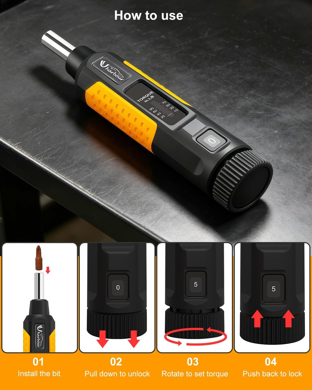 10-80 in.lb Torque Screwdriver Set A892