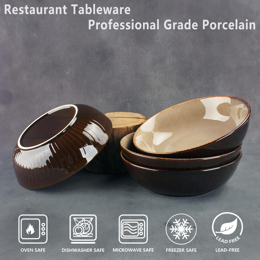 44 Ounce Ceramic Bowl Set of 4 M434