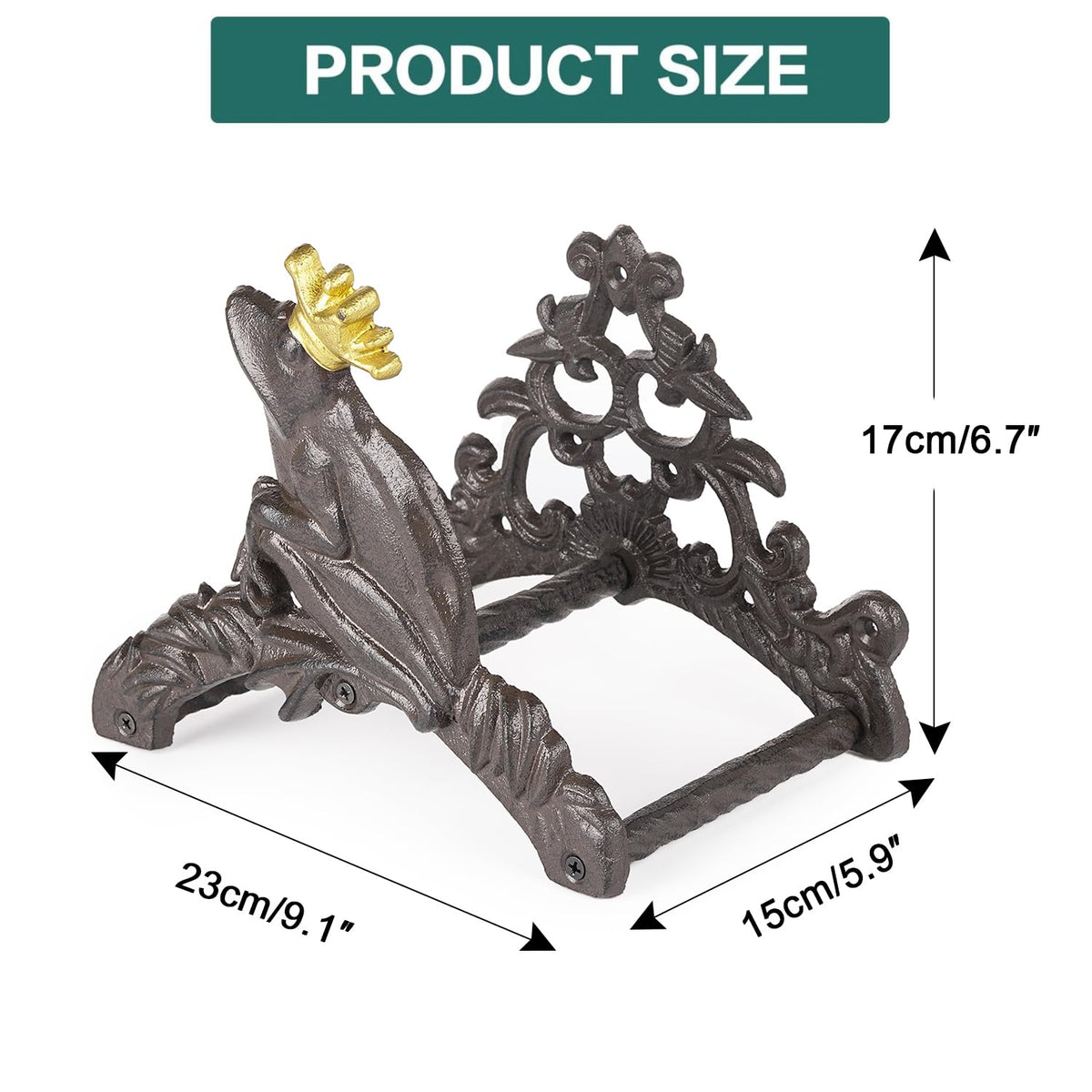 Cast Iron Wall Mounted Garden Hose Holder J188373