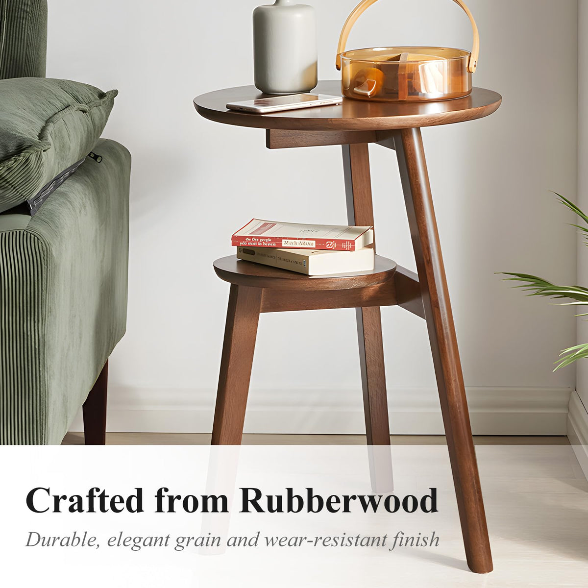 2-Tier Round Side Table Z3632
