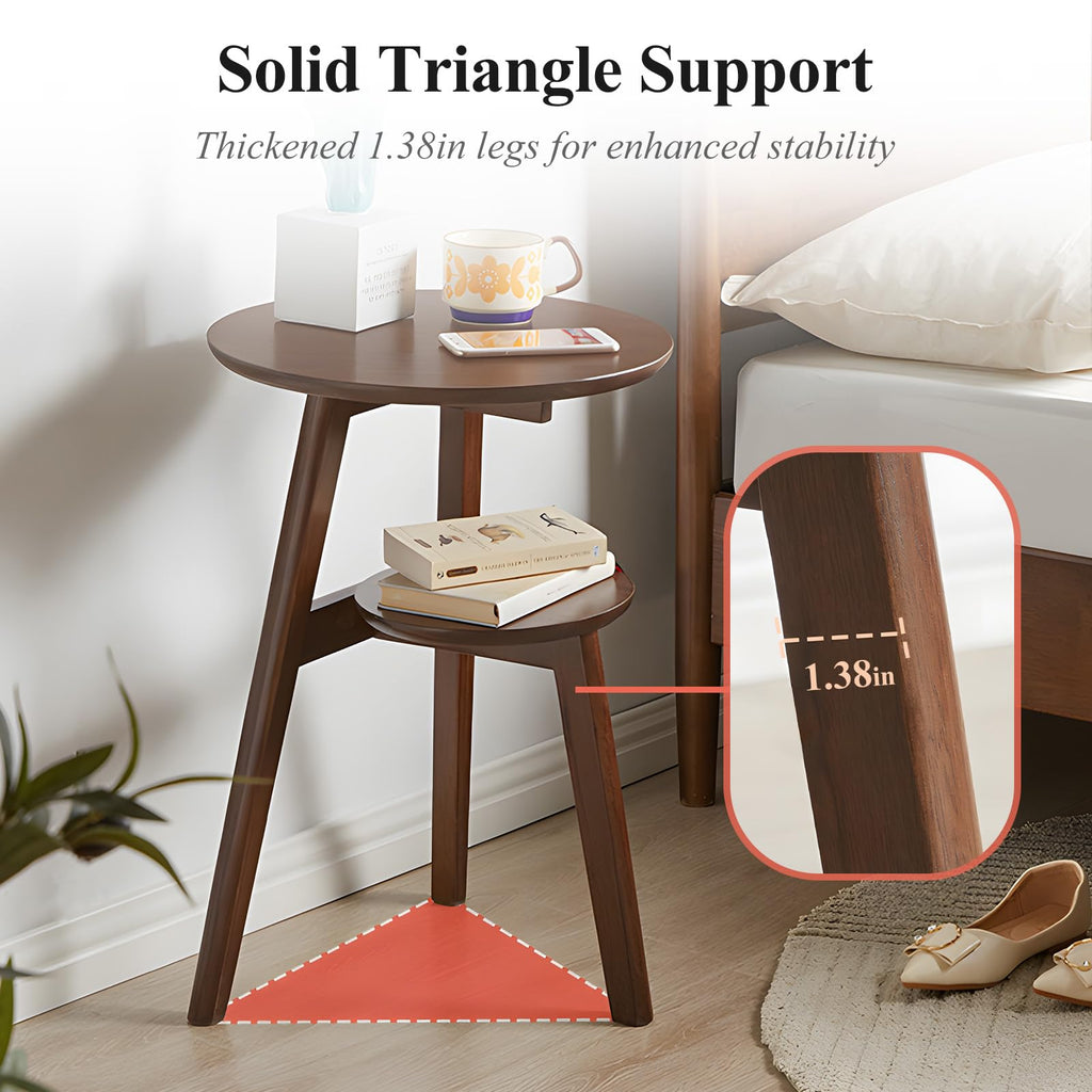 2-Tier Round Side Table Z3632